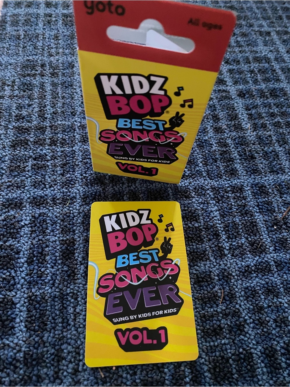 KIDZ BOP Best Songs Ever Vol.1 Yellow YOTO Card